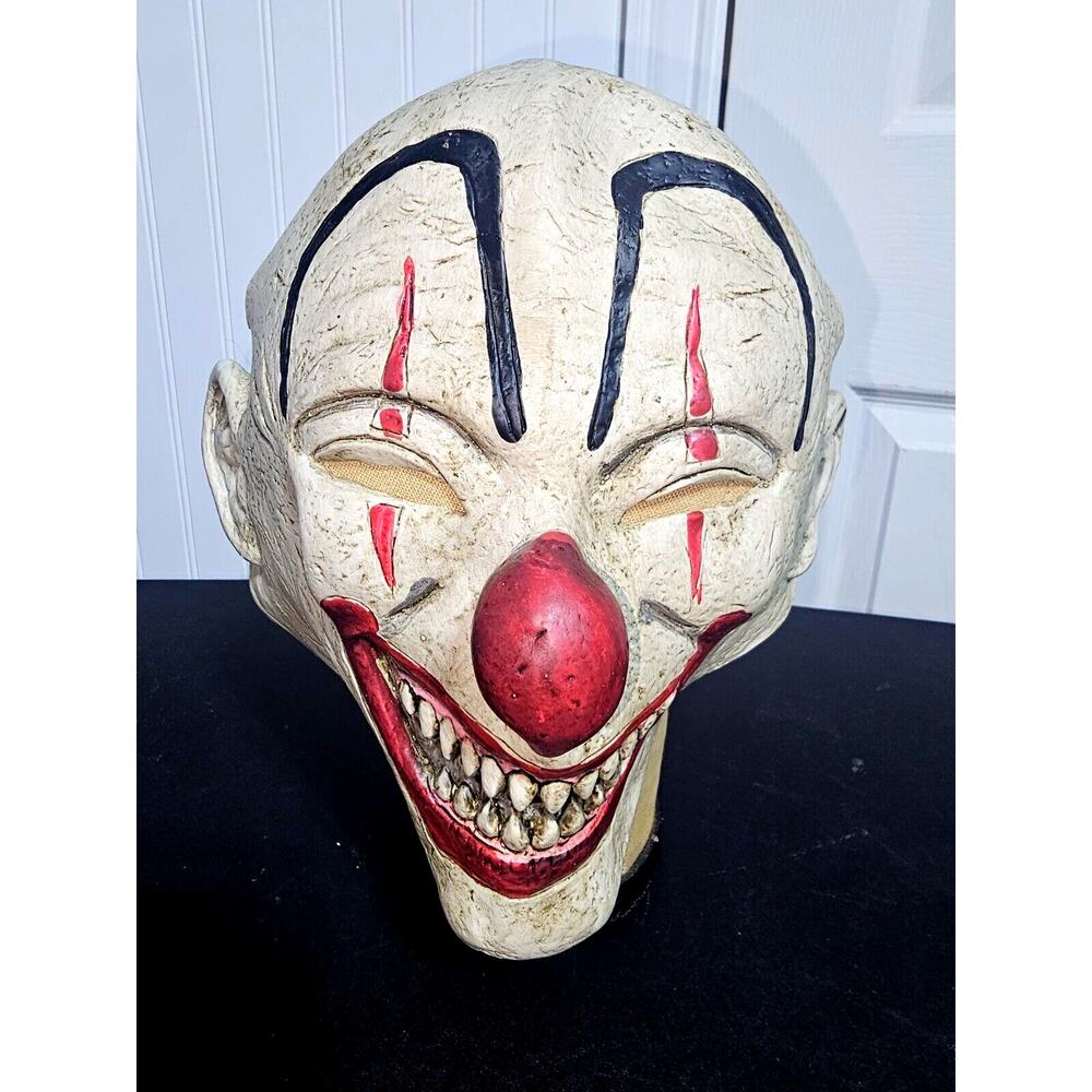 Serial Killer Circus Maniac Ghoulish DELUXE ADULT LATEX CLOWN MASK